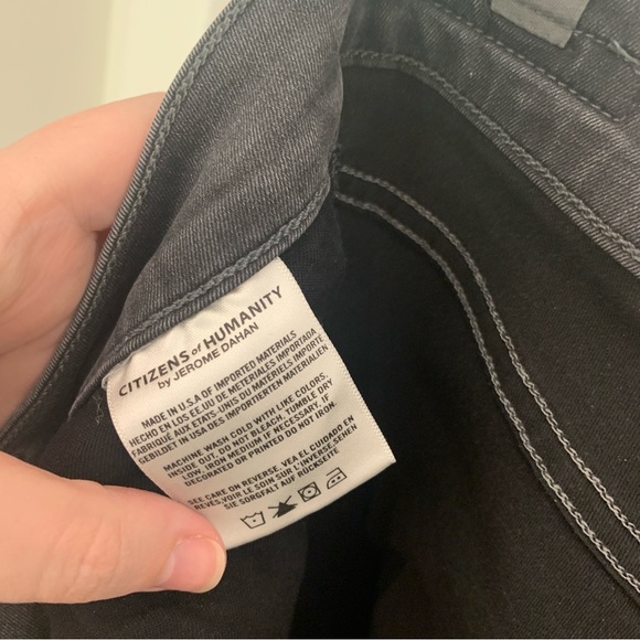 Citizens of Humanity Dark Grey Rocket Skinny Jeans, Size 30 - Picture 11 of 11